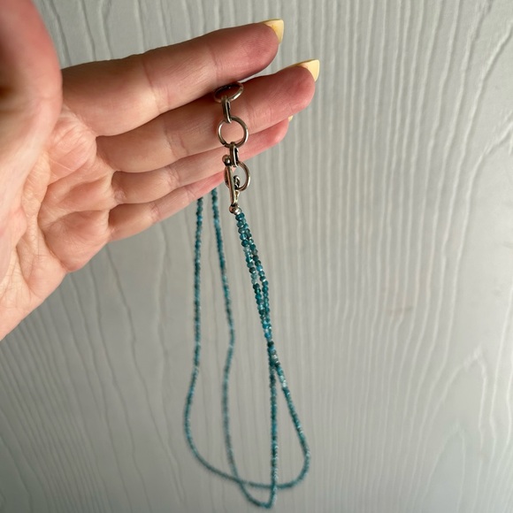 Turquoise double strand necklace - Picture 4 of 4